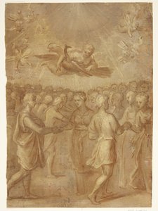 Mythologische Scène door Otto van Veen