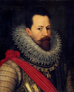 Portret van de condottiere Alexander Farnese, hertog van Parma door Otto van Veen