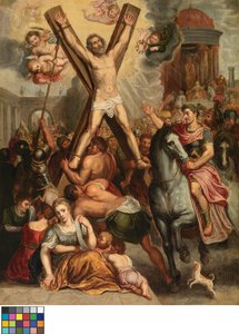 De kruisiging van Sint Andreas
