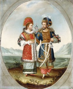 Een Exotisch Koppel, begin 19e eeuw door Ottoman School