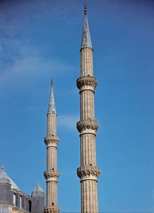 Detail van de Minaretten (1575) door Ottoman School