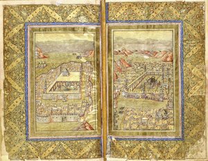 Gezichten op Mekka en Medina, c.1794-5 door Ottoman School