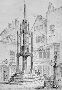 City Cross Winchester, ca. 1830 door Owen Brown Carter