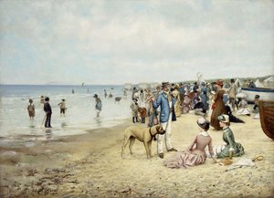 Een dag op het strand