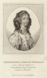 Anne gravin van Dorset en Pembroke door Ozias Humphry