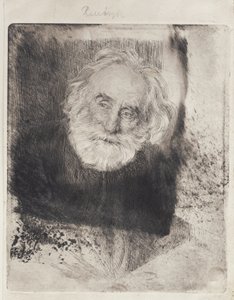 Portret van Vilhelm Kyhn door Peder Severin Krøyer
