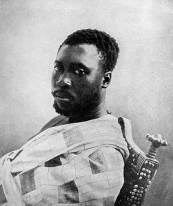 Prempeh, laatste van de Ashanti-koningen, Ghana, 1922 door P. A. McCann