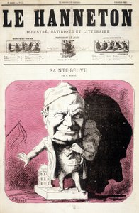 Sainte-Beuve - door Bernay, in "Le Hanneton" van 03/10/1867 door P. Bernay