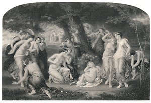 Ontwapening van Cupido Sonnet Cliv., ca. 1870 door P. Lightfoot