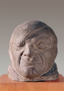 Portret van de Spaanse schilder Pablo Picasso door Pablo Gargallo