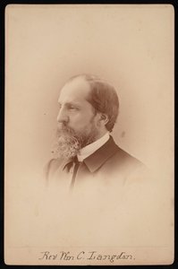 Portret van ds. William Chauncy Langdon, 1831-1895, circa 1881