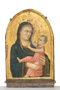Madonna en Kind door Pacino di Bonaguida