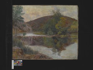 Rivierlandschap, datum onbekend