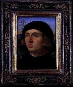 Portret van een Jonge Man door Palma Il Giovane