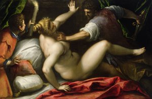 Tarquin en Lucretia, eind 16e eeuw