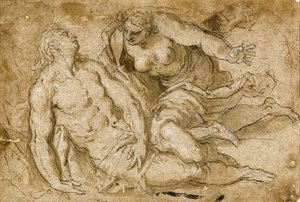 Venus ontdekt de dode Adonis