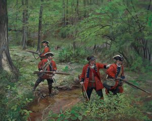 60e Regiment Foot Royal Americans, 2013 (olieverf op doek)