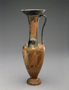 Loutrophoros Hydria met Huwelijksprocessie door Pan Painter (attr. to)