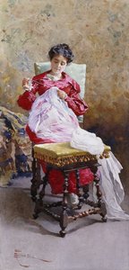 Vrouwen in een Interieur