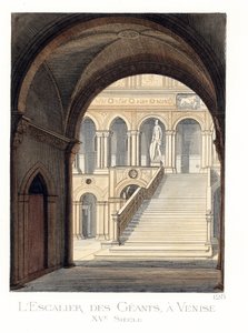 De trap van de reuzen van het Dogepaleis, Venetië