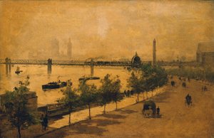 De Thames Embankment, Londen door Paolo Sala
