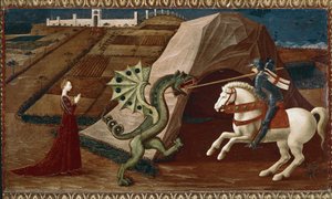 Sint Joris en de Draak door Paolo Uccello