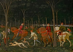 De jacht in het bos, c.1465-70 (detail)