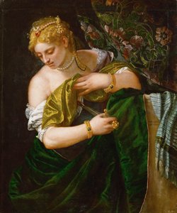 Lucretia, ca. 1583 door Paolo Veronese