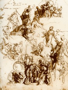 Schets voor de martelaarschap van St. George, 1913 door Paolo Veronese
