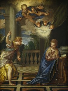 De annunciatie door Paolo Veronese