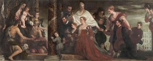De Madonna van de familie Cuccina door Paolo Veronese