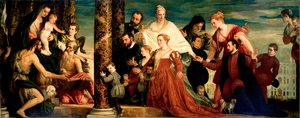 De Madonna van de familie Cuccina, ca. 1571-1572 door Paolo Veronese
