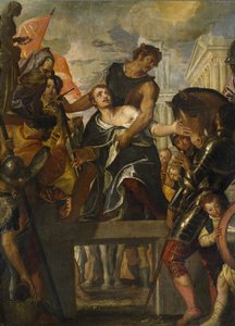 Het martelaarschap van Sint Menas door Paolo Veronese