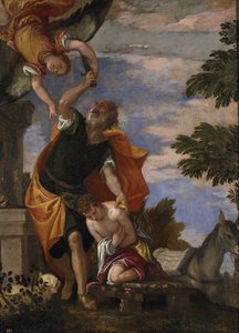 Het offer van Isaac door Paolo Veronese