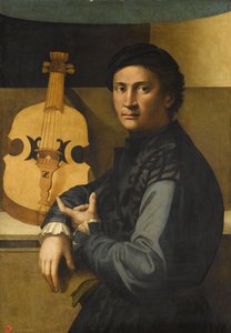 Portret van een altviolist