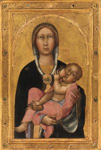 Madonna en kind door Paolo di Giovanni Fei