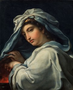 Allegorie op de winter (olieverf op doek) door Paolo di Matteis