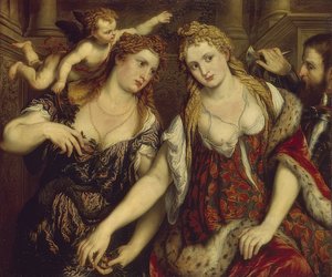 Flora, Venus, Mars en Amor