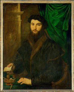 Stahel of Stachel, Thomas, koopman van Augsburg, gedocumenteerd ... door Paris Bordone