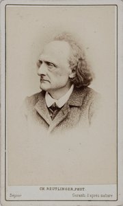 Portret van de pianist en componist Henry Litolff