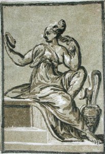 Voorzichtigheid, door een anonieme kunstenaar door Parmigianino 