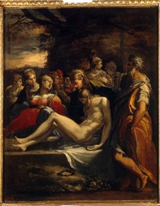 De graflegging van Christus door Parmigianino