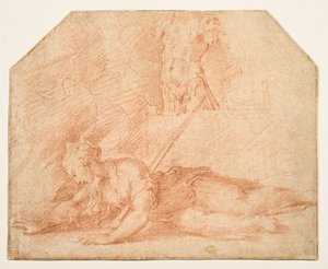 De dood van Dido door Parmigianino