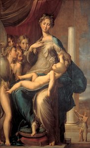 Madonna met lange hals door Parmigianino