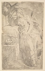 Astrologie, begin 16e eeuw door Parmigianino