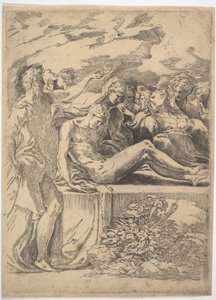 Graflegging door Parmigianino
