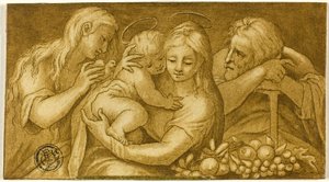 Heilige Familie met Maria Magdalena