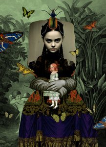 Surrealistische junglevrouw door Pascal Bouchet-Spiegel