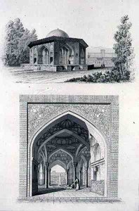 Kiosque in het Golestan Qajar Paleis 