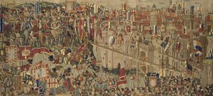 De Pastrana Wandtapijten, vervaardigd in Tournai, waarschijnlijk uit de werkplaats van Passchier Grenier, ca.1471 - 1475 (wandtapijt) door Pasquier (workshop of) Grenier